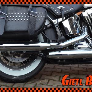MCJ Auspuffanlage für Harley Davidson Softail Modelle