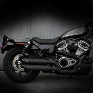 Harley Davidson Nightster 975 mechanisch verstellbare MCJ Auspuffanlage chrom/schwarz