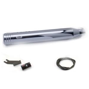 Touring Endtopf UNI chrom schwarz MCJ mechanisch verstellbar