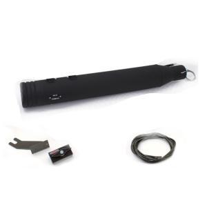 Touring Endtopf UNI rechts  schwarz MCJ mechanisch verstellbar