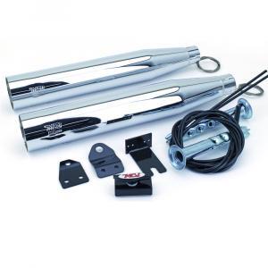 Royal Endtöpfe UNI MCJ mechanisch verstellbar schwarz/chrom rechts/links