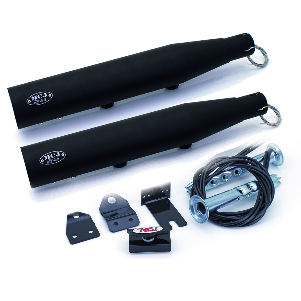 Royal Endtöpfe UNI MCJ mechanisch verstellbar schwarz/chrom rechts/links – Bild 3